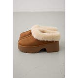 厚底ムートンヒールデザインスリッポン | AZUL BY MOUSSY | 詳細画像27 