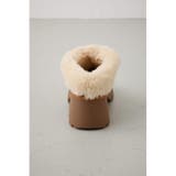 厚底ムートンヒールデザインスリッポン | AZUL BY MOUSSY | 詳細画像30 