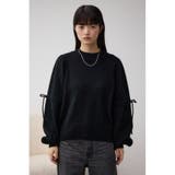袖リボンデザインニット | AZUL BY MOUSSY | 詳細画像15