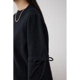 袖リボンデザインニット | AZUL BY MOUSSY | 詳細画像19