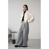 フェイクレザーショートブルゾン | AZUL BY MOUSSY | 詳細画像3