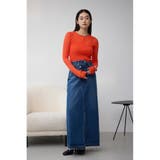 AZUL DENIM オーバーラップロングスカート | AZUL BY MOUSSY | 詳細画像15 