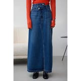AZUL DENIM オーバーラップロングスカート | AZUL BY MOUSSY | 詳細画像18 