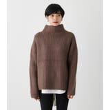 WIDE RIB H／N VOLUME KNIT TOPS | AZUL BY MOUSSY | 詳細画像15 
