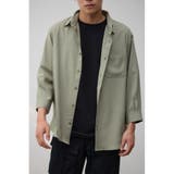 L/KHA1 | ソフトジョーゼット7分袖シャツ | AZUL BY MOUSSY