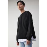 SHIRT LAYERED KNIT TOPS | AZUL BY MOUSSY | 詳細画像2