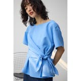 L/BLU1 | 2WAYサイドタイブラウス | AZUL BY MOUSSY