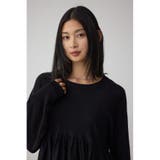 ペプラムデザインニットトップス | AZUL BY MOUSSY | 詳細画像2 