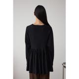 ペプラムデザインニットトップス | AZUL BY MOUSSY | 詳細画像7 