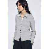 L/GRY1 | エリツキリブニット | AZUL BY MOUSSY