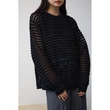 BLK | メッシュニットセットトップス | AZUL BY MOUSSY