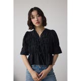 コットンレースパフショルダーブラウス | AZUL BY MOUSSY | 詳細画像12 