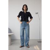 コットンレースパフショルダーブラウス | AZUL BY MOUSSY | 詳細画像14 