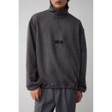 GRY | フェイクスウェードハーフジップPO | AZUL BY MOUSSY