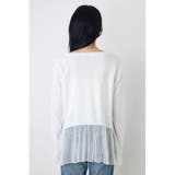 ヘムレースドッキング長袖トップス | AZUL BY MOUSSY | 詳細画像17 