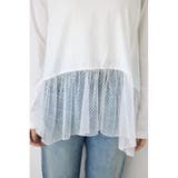 ヘムレースドッキング長袖トップス | AZUL BY MOUSSY | 詳細画像19 