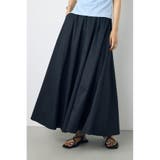 BLK | ライトコットンフレアスカート | AZUL BY MOUSSY