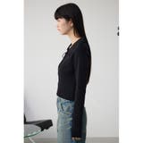 レースアップポロカラーニット | AZUL BY MOUSSY | 詳細画像16