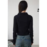 レースアップポロカラーニット | AZUL BY MOUSSY | 詳細画像17