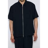 BLK | メッシュジップシャツ | AZUL BY MOUSSY