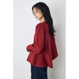 サイドラッフルペプラムニットトップス | AZUL BY MOUSSY | 詳細画像10 
