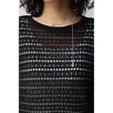 クロップドクロシェニットトップス | AZUL BY MOUSSY | 詳細画像18