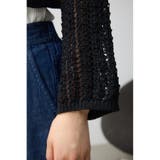 クロップドクロシェニットトップス | AZUL BY MOUSSY | 詳細画像20