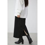 FAUX SUEDE SLIT SKIRT | AZUL BY MOUSSY | 詳細画像2 