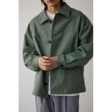 L/GRN1 | フェイクレザーコーチジャケット | AZUL BY MOUSSY
