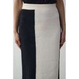 バイカラーIラインニットスカート | AZUL BY MOUSSY | 詳細画像7