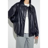 BLK | フェイクレザーミドルブルゾン | AZUL BY MOUSSY