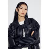 フェイクレザーミドルブルゾン | AZUL BY MOUSSY | 詳細画像19 