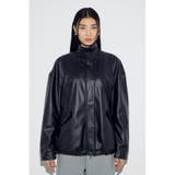 フェイクレザーミドルブルゾン | AZUL BY MOUSSY | 詳細画像21 