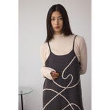 ライン柄ニットキャミワンピセット | AZUL BY MOUSSY | 詳細画像32 