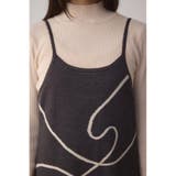 ライン柄ニットキャミワンピセット | AZUL BY MOUSSY | 詳細画像38 