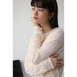 カットレース長袖カットソー | AZUL BY MOUSSY | 詳細画像1 