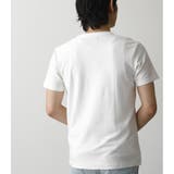 MELANGE TACK BORDER V/N TOPS | AZUL BY MOUSSY | 詳細画像3