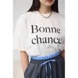 WHT | ボクシーシルエットロゴTシャツ | AZUL BY MOUSSY