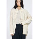 スリーブボタンストライプシャツ | AZUL BY MOUSSY | 詳細画像2 