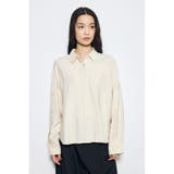 スリーブボタンストライプシャツ | AZUL BY MOUSSY | 詳細画像13 