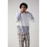 SWITCHING KNIT PULLOVER | AZUL BY MOUSSY | 詳細画像3