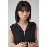 C/T撥水フード付ジップベスト | AZUL BY MOUSSY | 詳細画像1