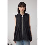 C/T撥水フード付ジップベスト | AZUL BY MOUSSY | 詳細画像4