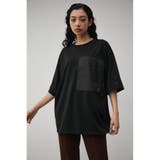 BLK | BIG POCKET TEE | AZUL BY MOUSSY