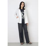 フレンチリネンCOOLMAXテーラードジャケット | AZUL BY MOUSSY | 詳細画像5 