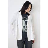 O/WHT1 | フレンチリネンCOOLMAXテーラードジャケット | AZUL BY MOUSSY