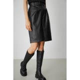 FAUX LEATHER HALF PANTS | AZUL BY MOUSSY | 詳細画像2 