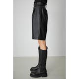 FAUX LEATHER HALF PANTS | AZUL BY MOUSSY | 詳細画像6 