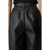 FAUX LEATHER HALF PANTS | AZUL BY MOUSSY | 詳細画像9 