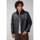 ボアライニング合皮ブルゾン | AZUL BY MOUSSY | 詳細画像3 